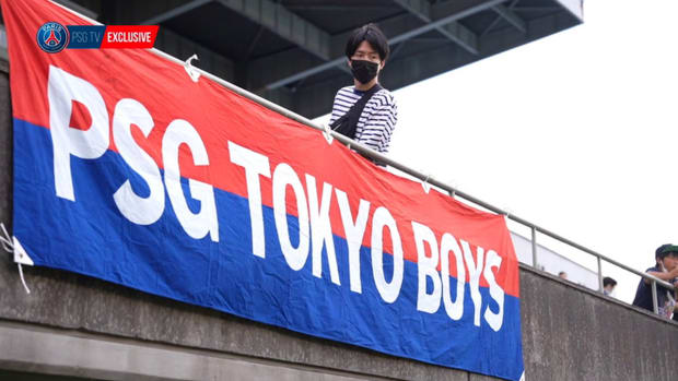 PSG's training session in front of lot of fans in Tokyo